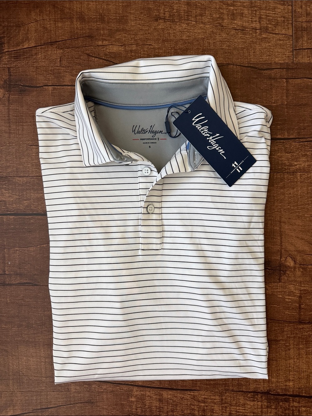 Walter Hagen short sleeve classic stripe  polo